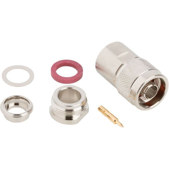 Conector Coaxial Tipo N Macho De Armar Amphenol  82-202RFX