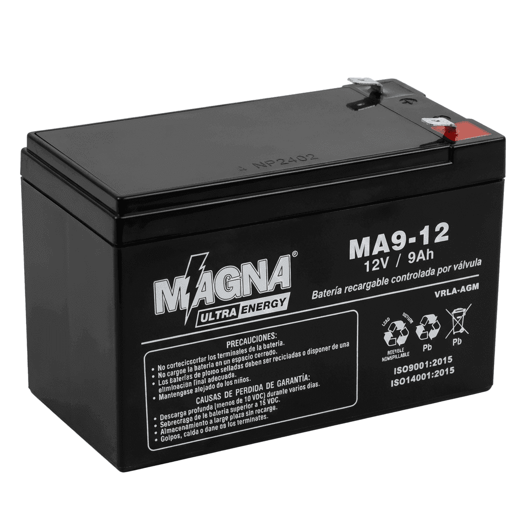 Bateria Magna AGM 12VDC 9Ah ES9-12