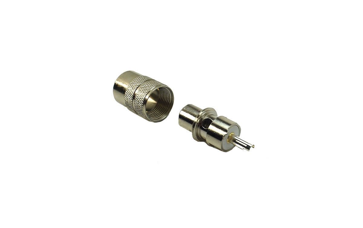 Conector Coaxial PL259 Macho para cable RG-58 PL259R