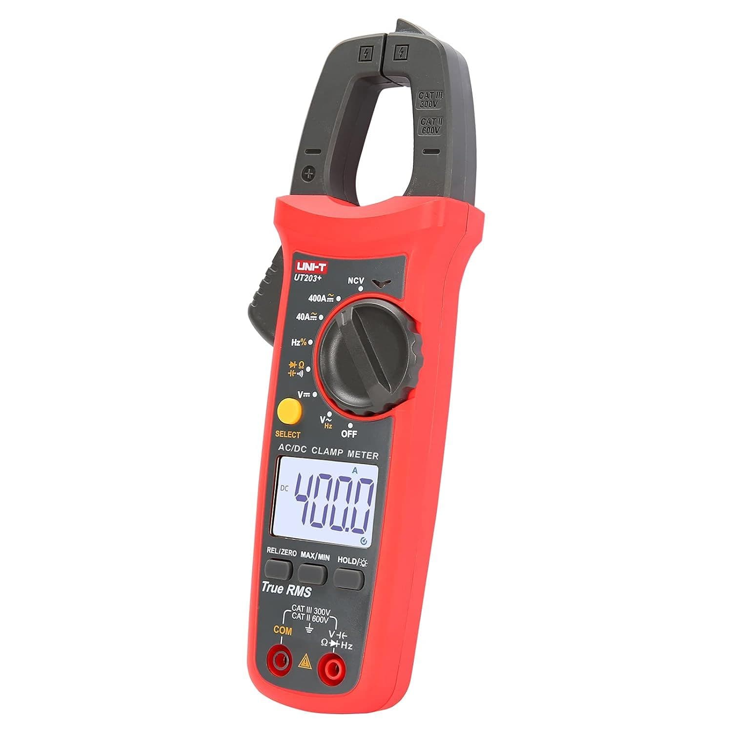 Pinza Amperimétrica AC-DC Uni-Trend UT203+