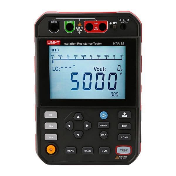 Megóhmetro digital 5 KV Uni-Trend UT513B