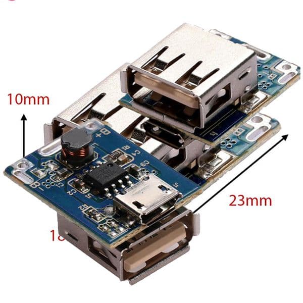 Módulo Cargador De Batería Litio VIN 3.7~5.5V 1A CARG-LITHIUM