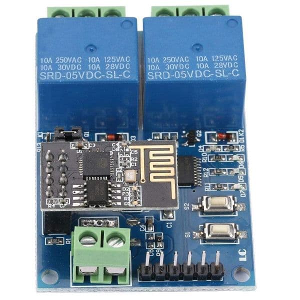 CIRF2WIFI Control WiFi De 2 salidas por Relé