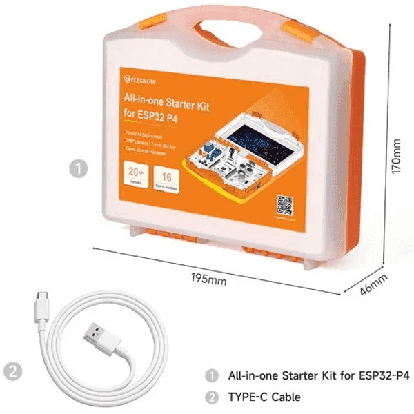 Kit de Inicio ESP32 con Pantalla KITEDUESP32-DISP