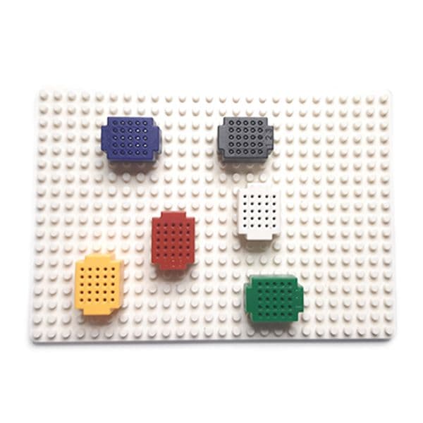 Kit Placa Con 6 Mini Protoboard Universal De 25 Puntos KPROTOB