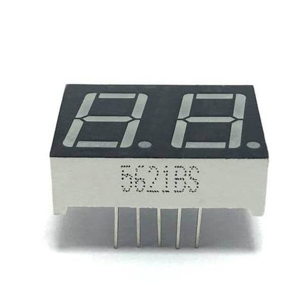 Display Doble Rojo De 7 Segmentos Ánodo Común LB205ACR