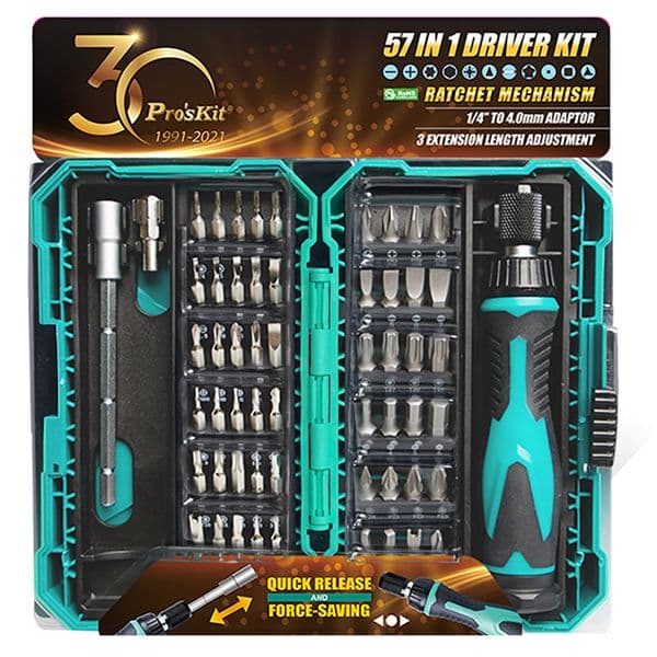 SD9857M Kit de destornillador multifunción 57 en 1 Proskits