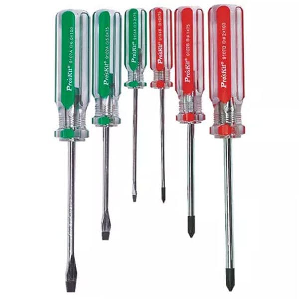 Kit de destornillador de color de línea 6 piezas Proskit SW9106