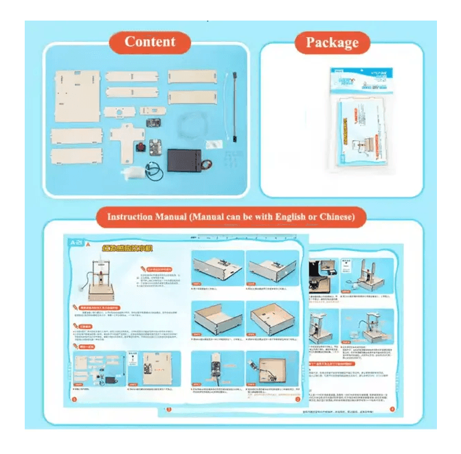 Proyecto Stem De Dispensador Automático De Agua Con Sensor Infrarrojo KITDISPEN Proyecto Stem De Dispensador Automático De Agua Con Sensor Infrarrojo KITDISPEN